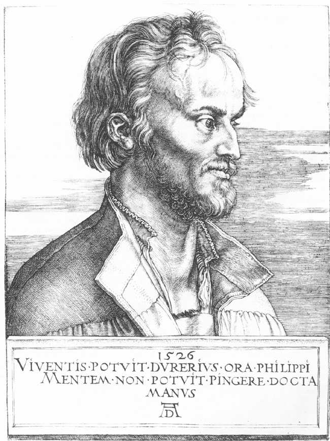 Portrait von Melanchton